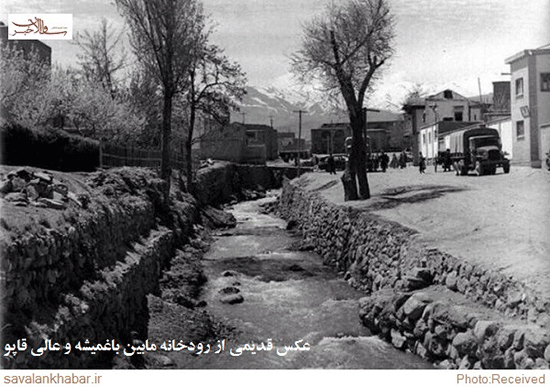 عکس قدیمی از محله باغمیشه اردبیل