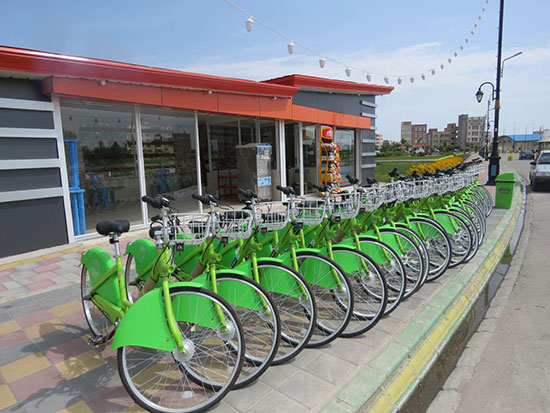راه‌اندازی ایستگاه دوچرخه‌سواری در شورابیل