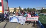 همایش دوچرخه‌سواری به مناسبت گرامیداشت هفته دفاع مقدس برگزار شد